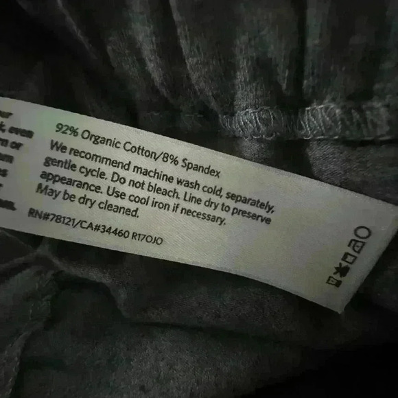 Eileen Fisher Women’s XS Cropped Sweatpants Pull On Pockets Cuffed Leg Organic - Picture 9 of 10